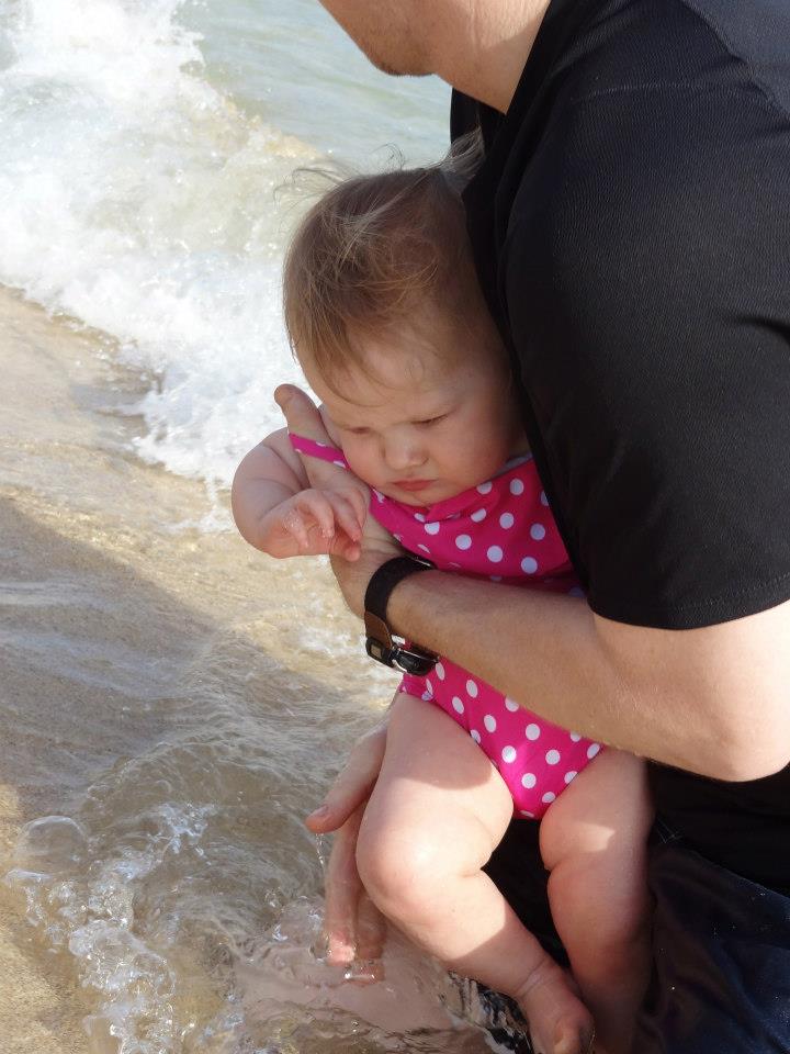 Angry we even tried to get her in the water!