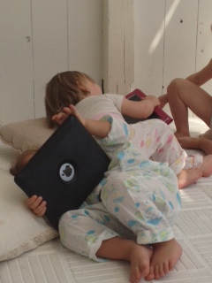 I'm sure some people will be up in arms over this photo - we are ruining the youth of America!  Chill out, folks.  I swear this is not the norm.  