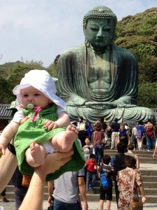 Baby Buddha and Big Buddha.