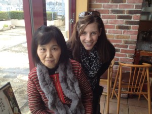 Toshimi, at our last lunch meeting. 