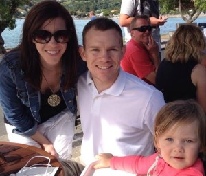 Our New Years Eve dinner in Akoroa.  