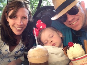 Sorry, kid. This is what you miss out on when you sleep at Disneyland. 