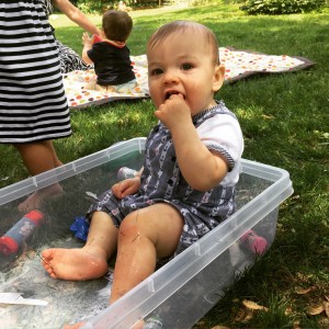 James spent his party in a plastic box eating grass. Etsy was not involved. 