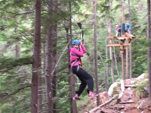 Ziplining! 