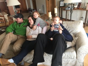 We even met some distant cousins - It's too bad Elisabeth didn't care for them. 