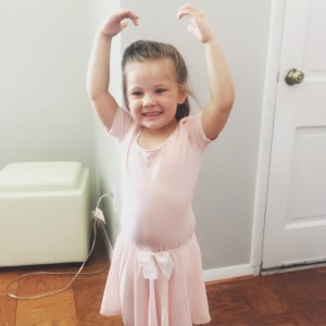 Elisabeth started ballet. 
