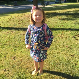 Elisabeth's first day. 