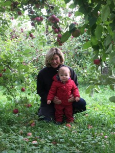 Apple picking with Great-Aunt Fran.