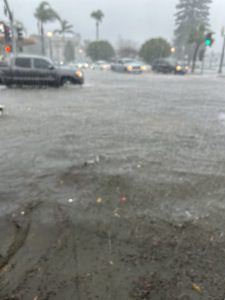 Photo is blurry because our self-appointed photojournalist was trying not to drown